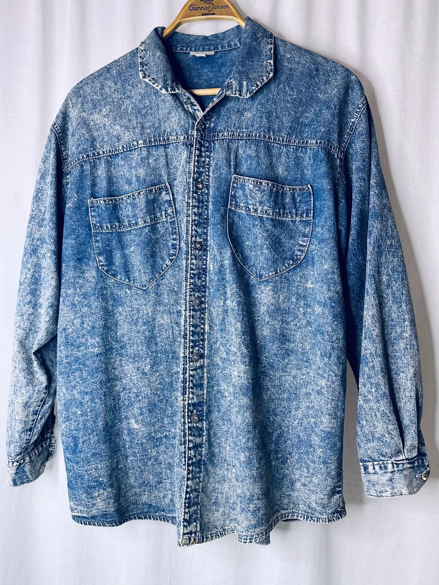 Vintage jeansskjorta
