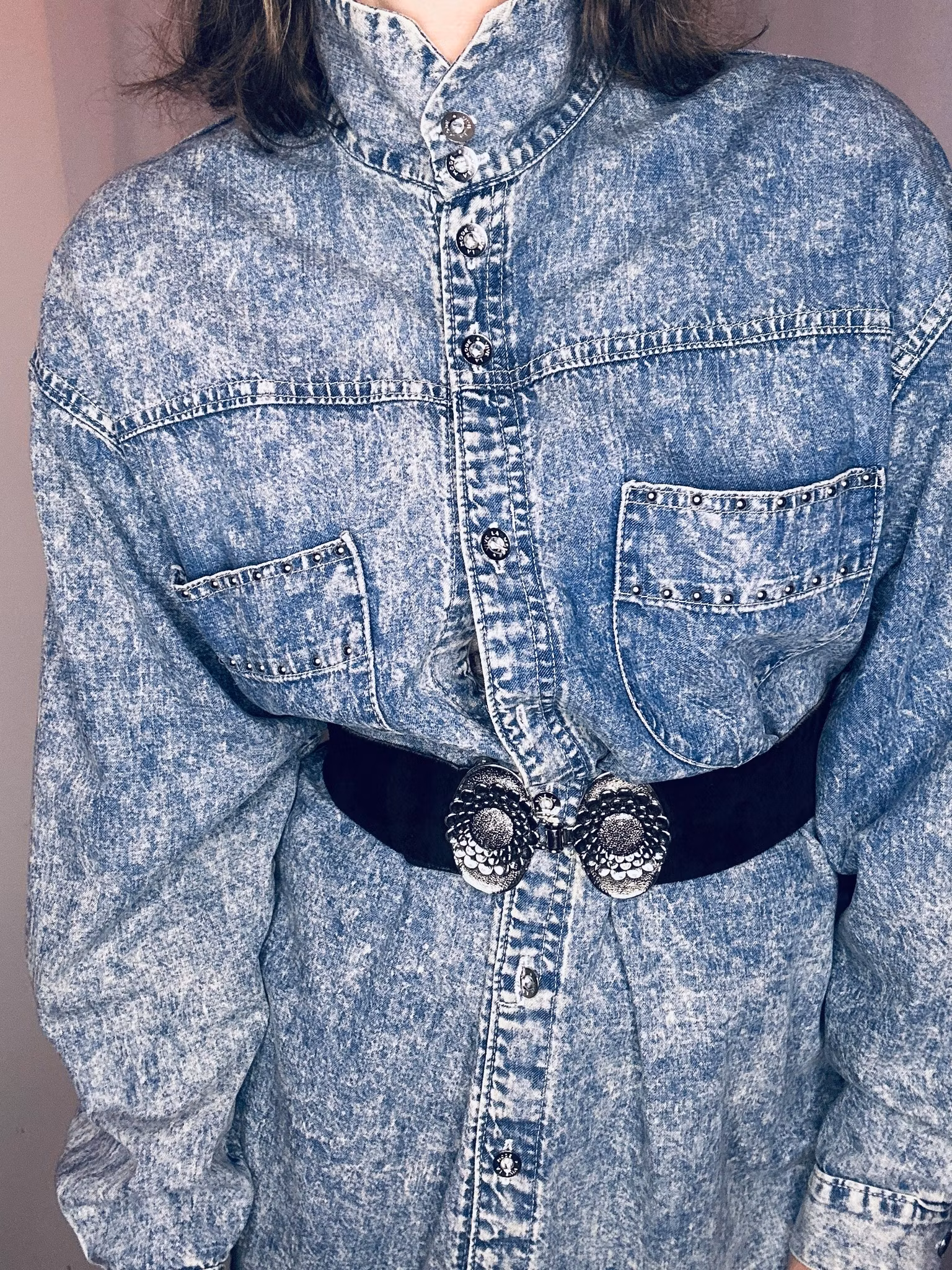 Vintage jeansskjorta