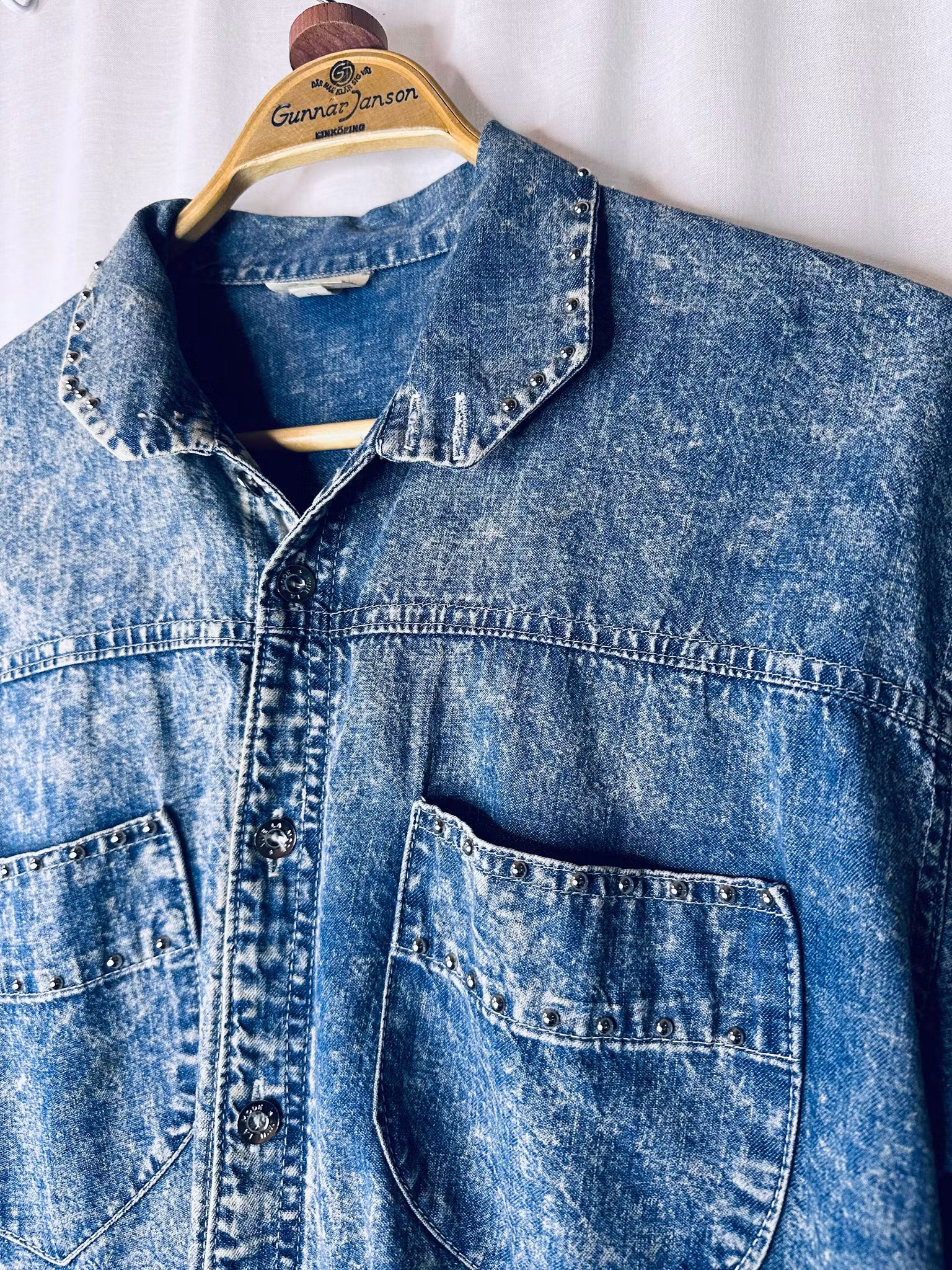 Vintage jeansskjorta