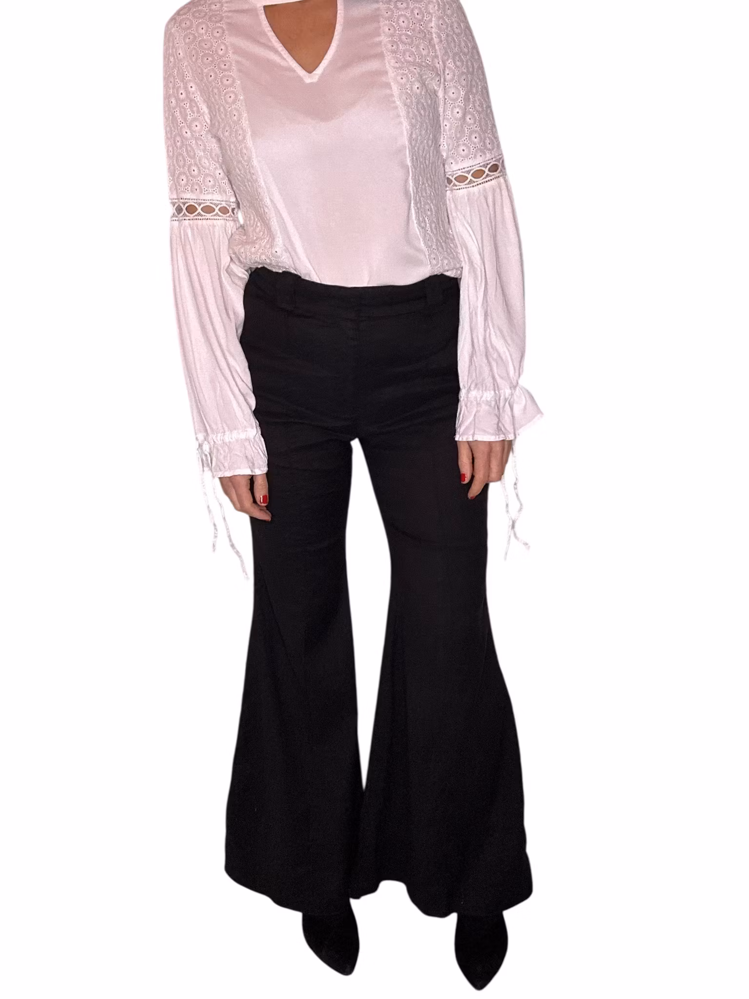 HM Studio utsvängda byxor