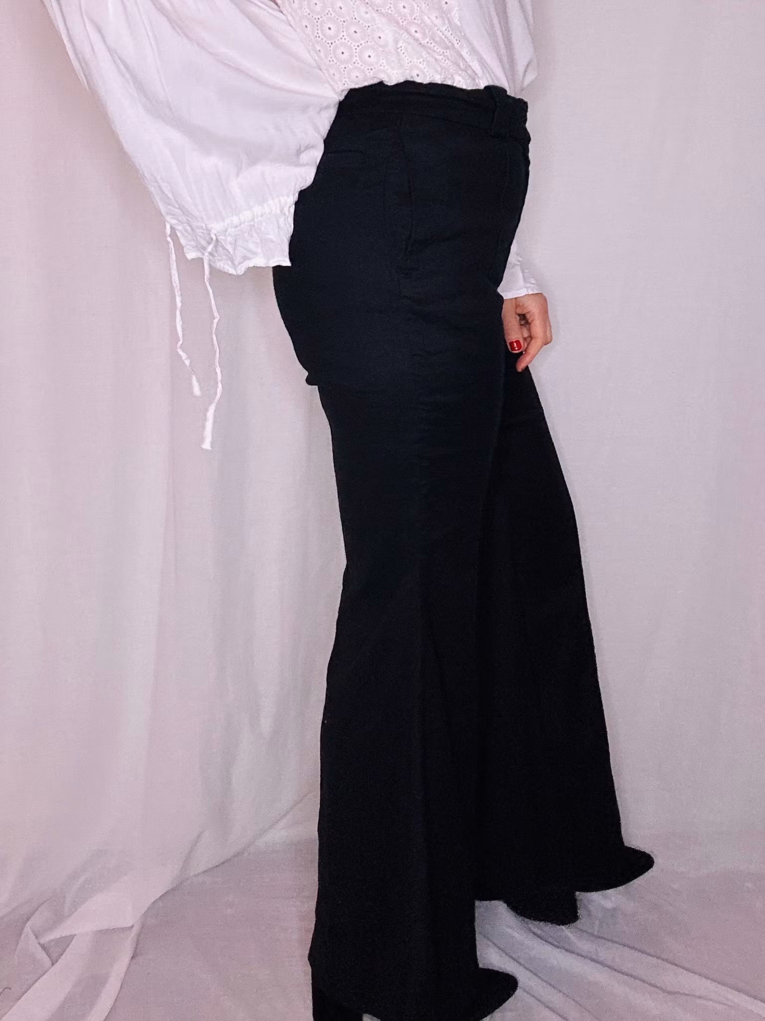 HM Studio utsvängda byxor