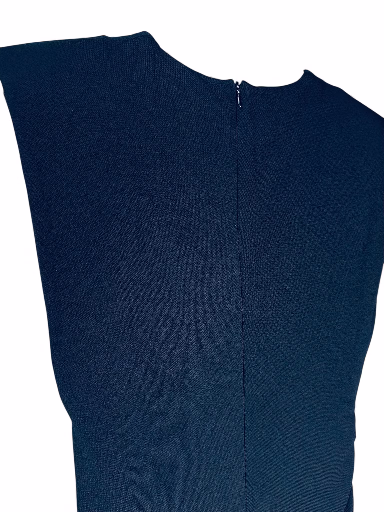 Svart långklänning i stretchig viskos