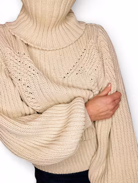 RODEBJER stickad tröja "Richa"