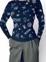 KENZO Jungle stickad tröja