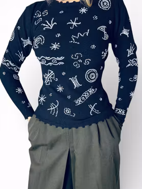 KENZO Jungle stickad tröja