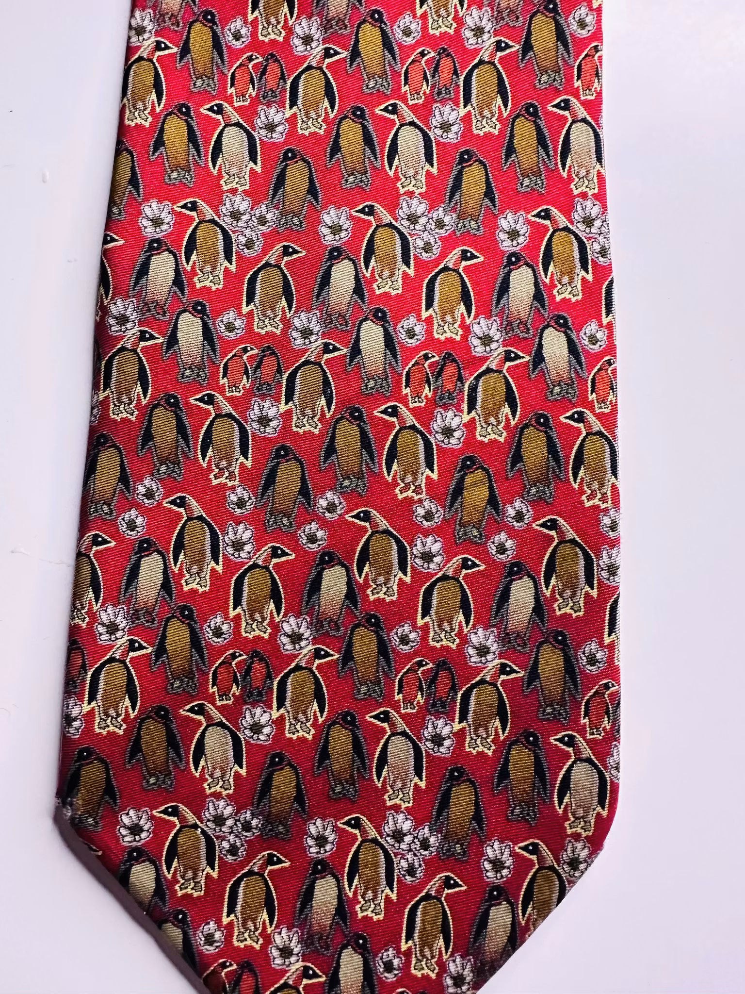 Vintage slips med pingviner