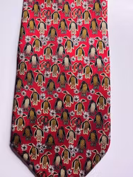 Vintage slips med pingviner