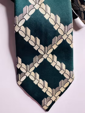 Grön vintage slips 70-tal