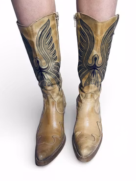 Beige cowboyboots