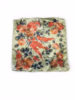 Vintage scarf med orange blommor