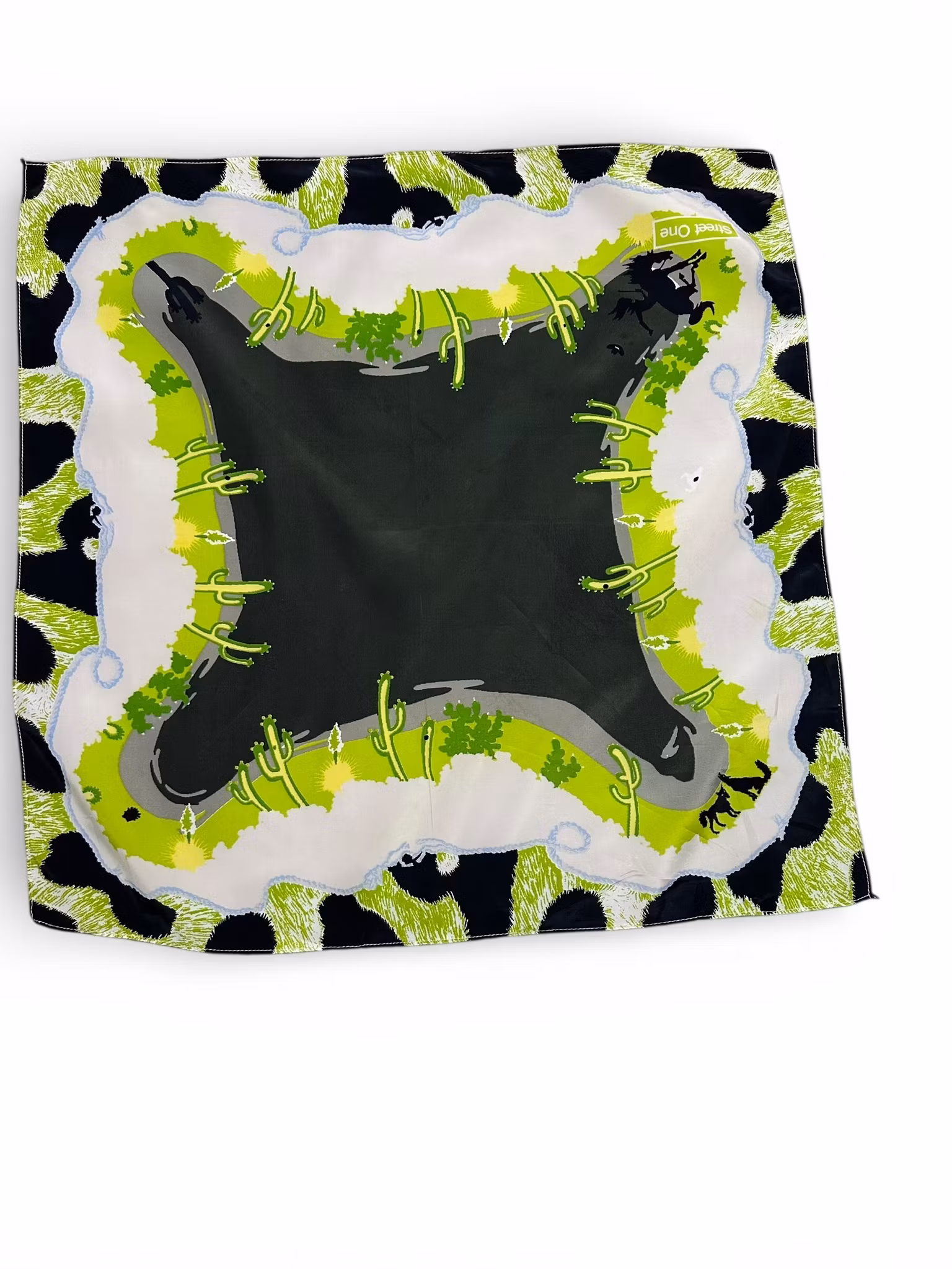 Scarf med westernmotiv