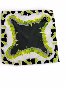 Scarf med westernmotiv