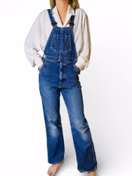 Vintage snickarbyxor i denim