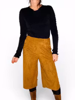 Culottes i fuskmocka