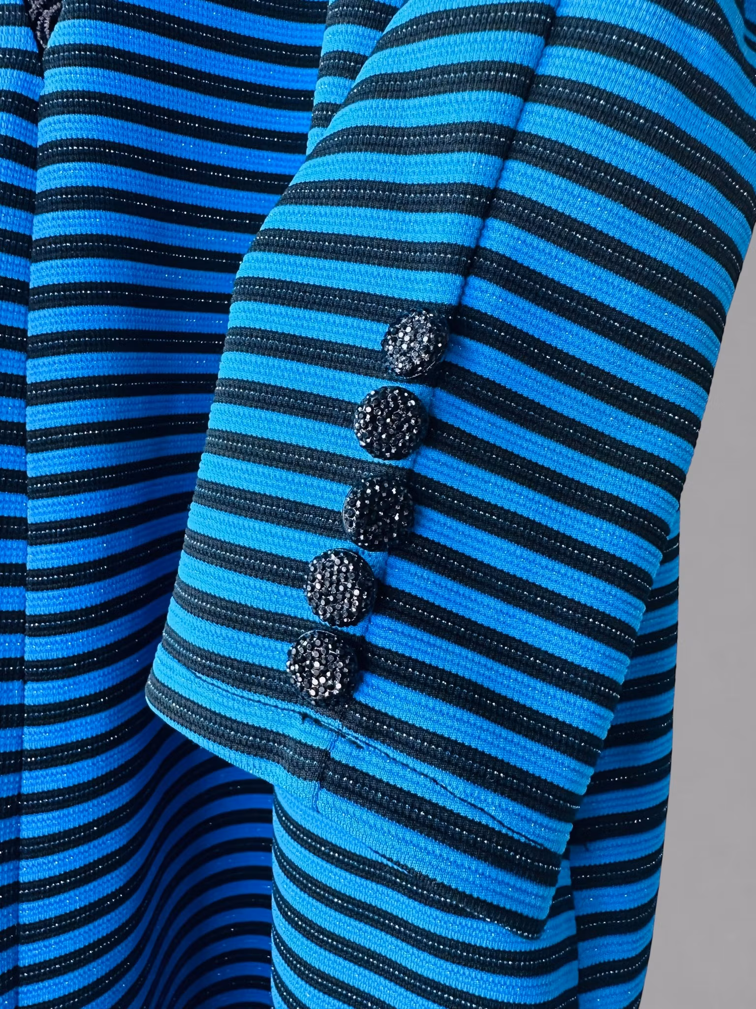 Vintage randig klänning