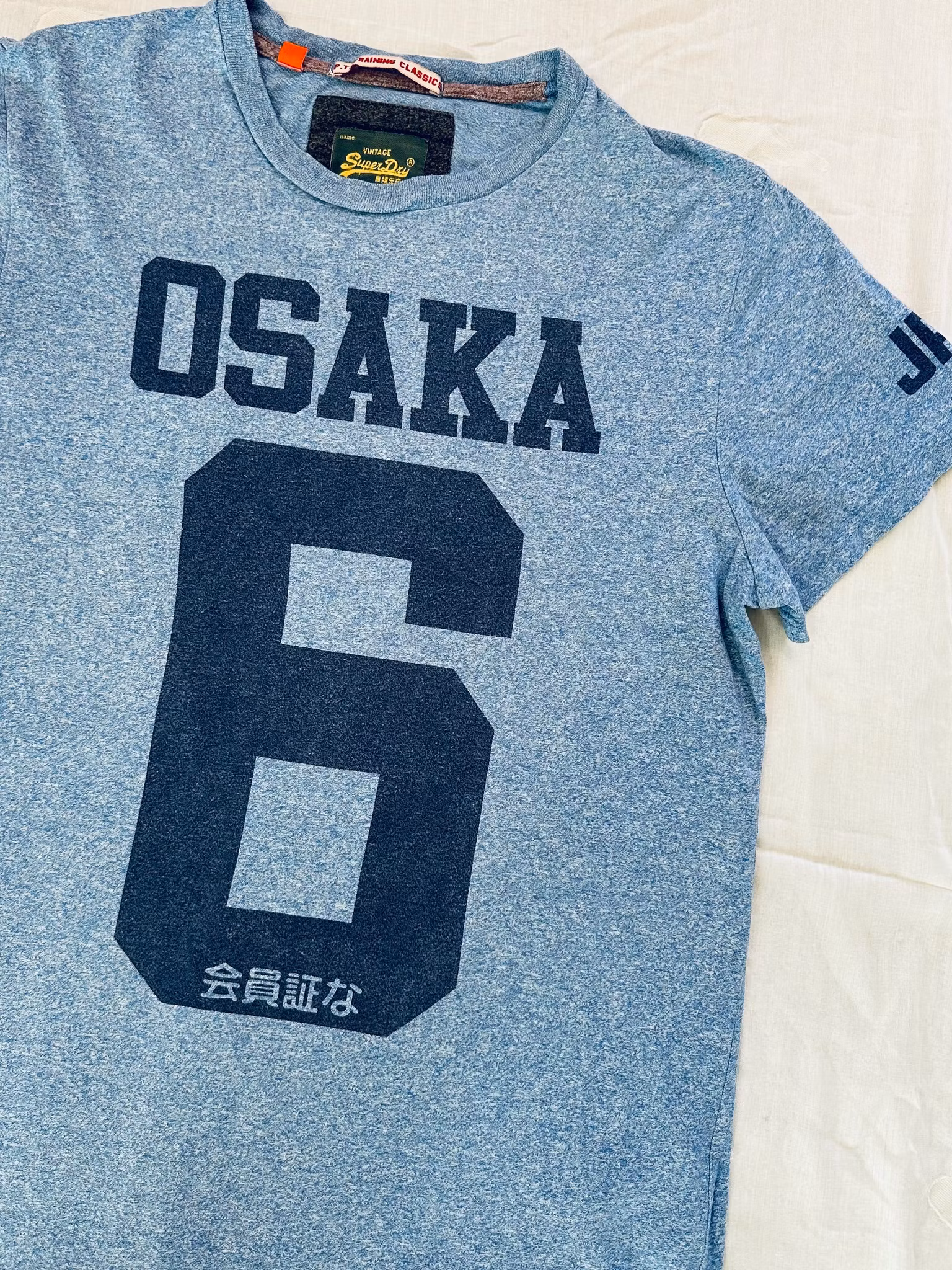 SUPERDRY tisha ljusblå "Osaka"