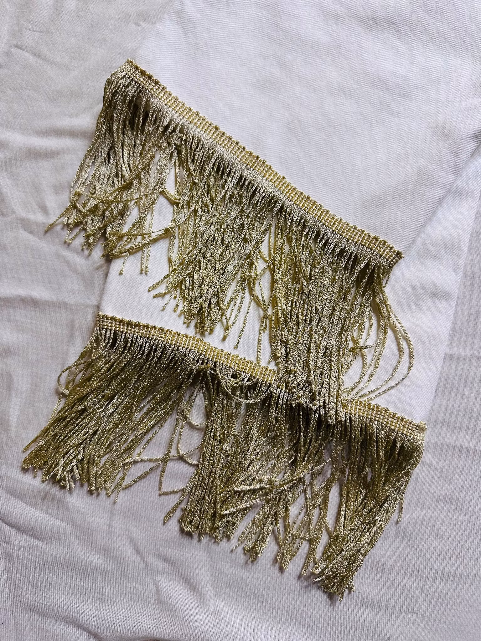 Remake: LEVI'S 501 vita 30" med fransar