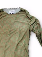 Meshtröja: grön med smileys