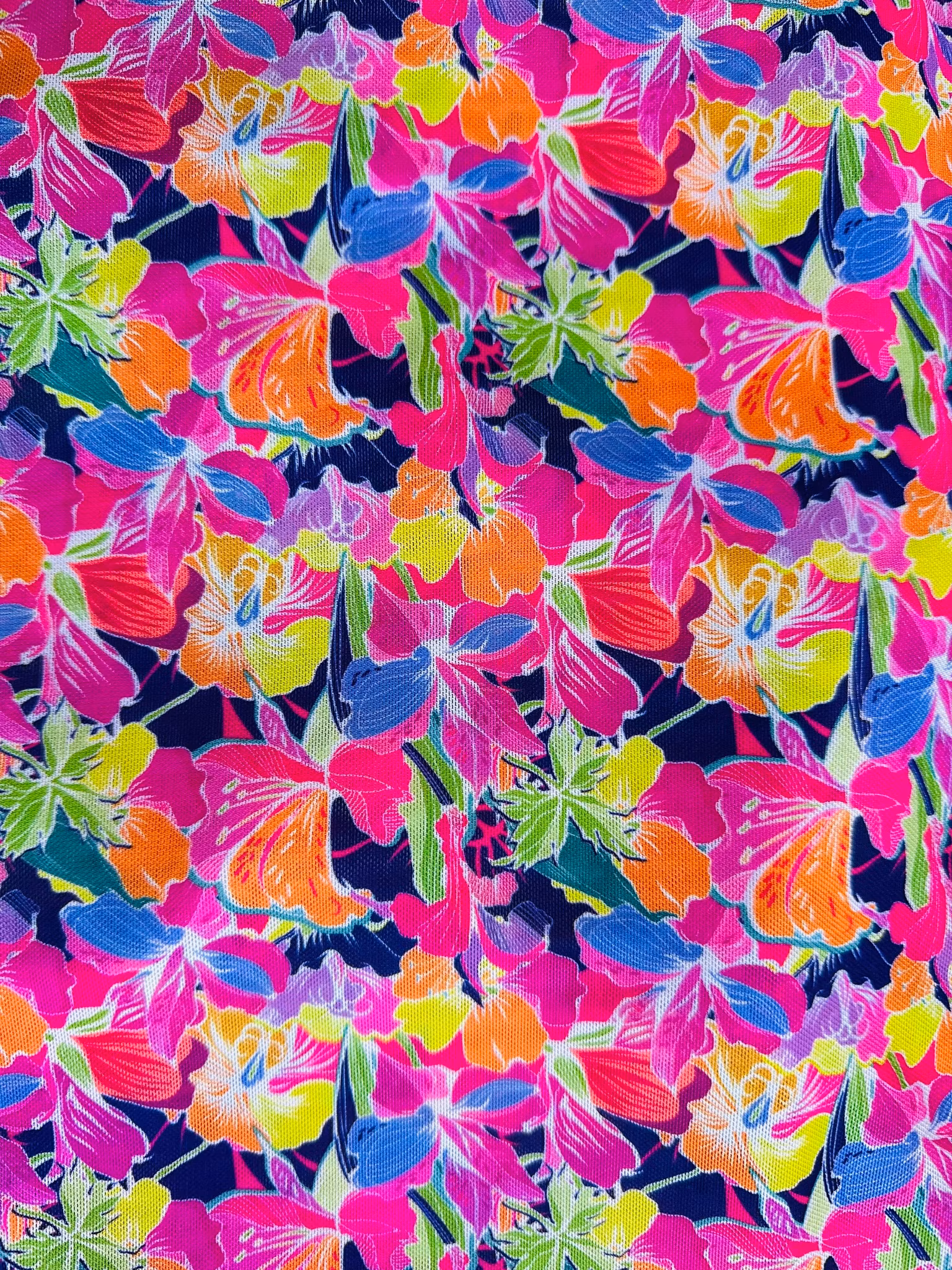 Meshtröja: rosablommig