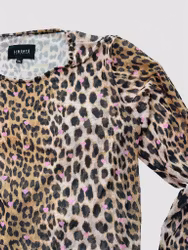 Meshtröja: leomönstrad med rosa hjärtan