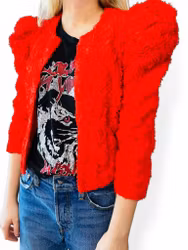 Maxad jacka med rosor