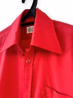 Vintage röd skjorta 70-tal