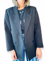 Vintage svart blazer