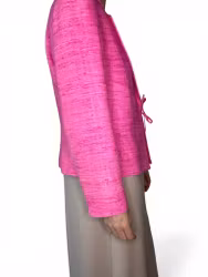 Vintage rosa kavaj i siden