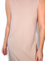 Minimalistisk klänning i sidenmix