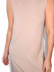 Minimalistisk klänning i sidenmix