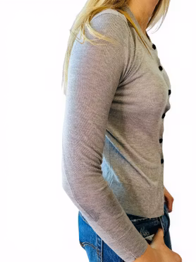 Tunn kofta i sidenmix