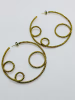 Stora repmönstrade hoops