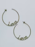 Stora ringar med LOVE