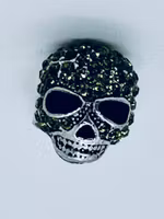 Ring med blingig dödskalle