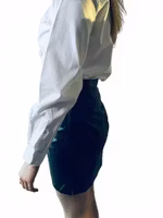 Vit krispig bomullsskjorta