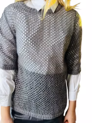 RODEBJER stickad nättröja