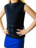 Vintage italiensk topp 60-tal