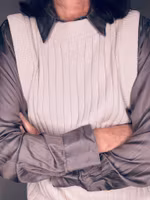 COS slipover i sidenmix