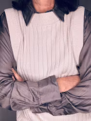 COS slipover i sidenmix