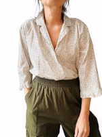 Mönstrad dansk bomullsblus