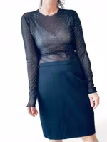 ESCADA vintage svart kjol