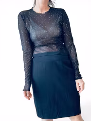 ESCADA vintage svart kjol