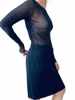 ESCADA vintage svart kjol