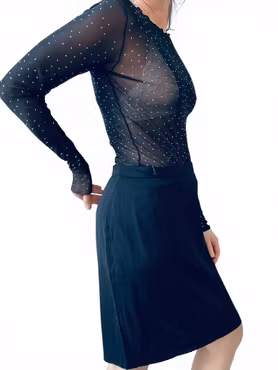 ESCADA vintage svart kjol