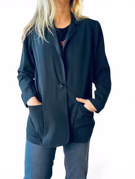 Vintage svart blazer