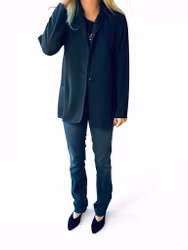 Vintage svart blazer