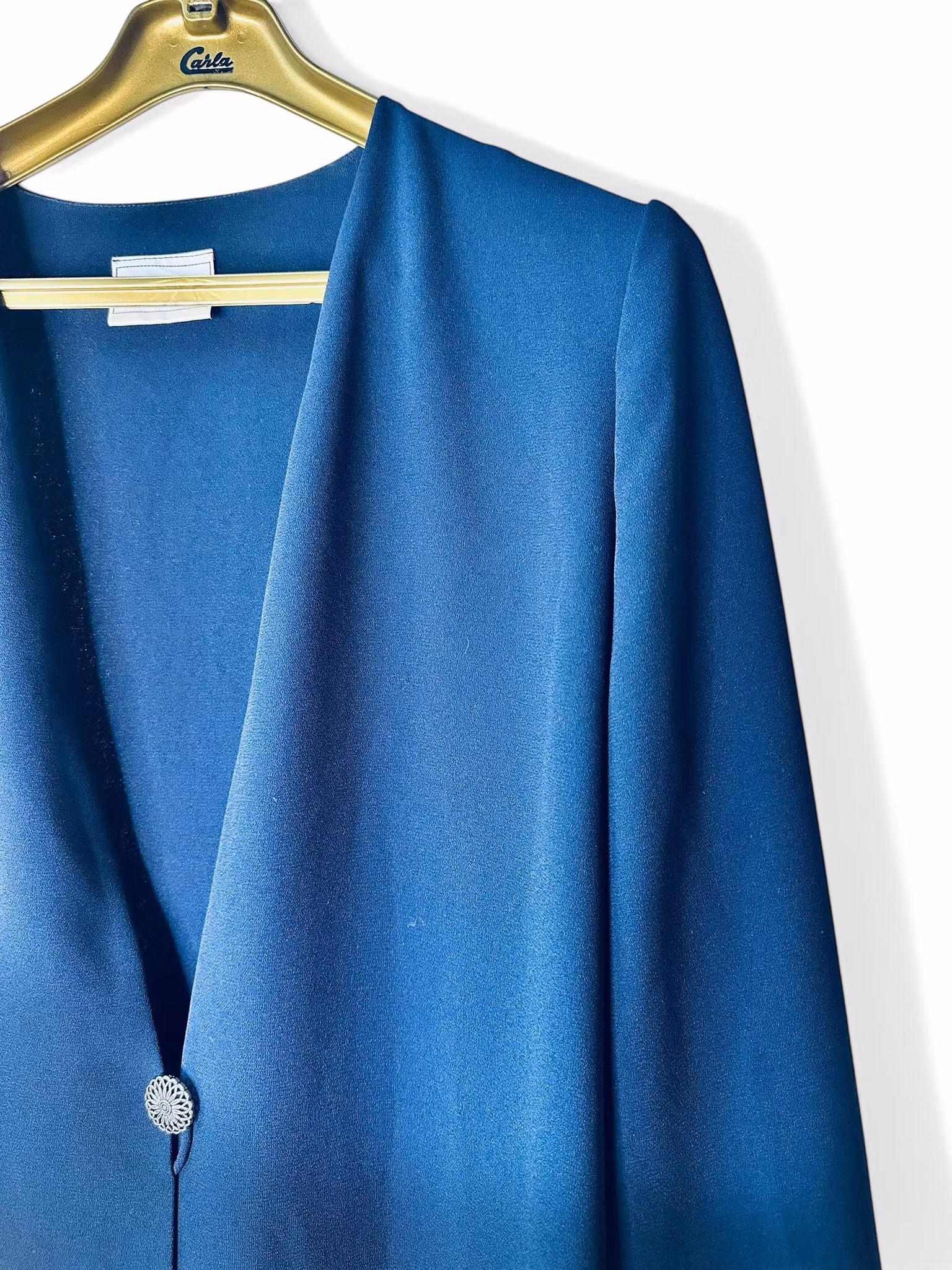 Vintage mörkblå avslappnad kavaj