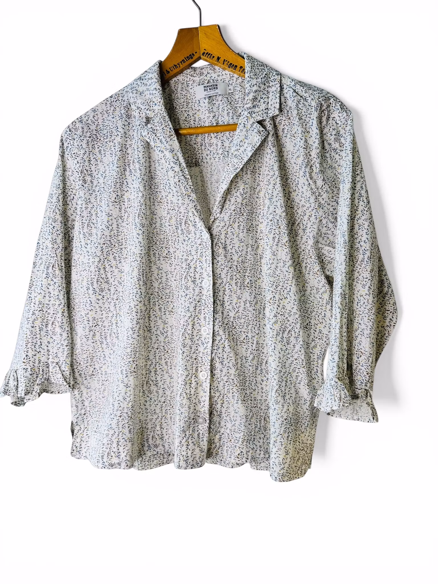 Mönstrad dansk bomullsblus