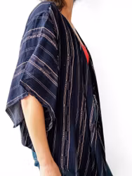 RODEBJER randig kimono - Mona Bumble