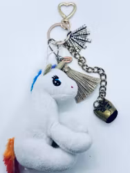 Bag charm unicorn